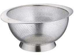 Seiher "DELUXE" mit Standfuß, aus Edelstahl, Ø 26 cm, H 14 cm – Produktbild 1 von 1