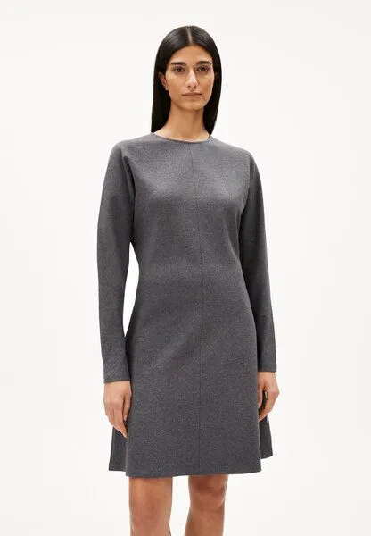 ARMEDANGELS ARMEDANGELS CALINAA Damen Jerseykleid aus LENZING ECOVERO Viskose Mix, Steel melange, – Produktbild 1 von 3