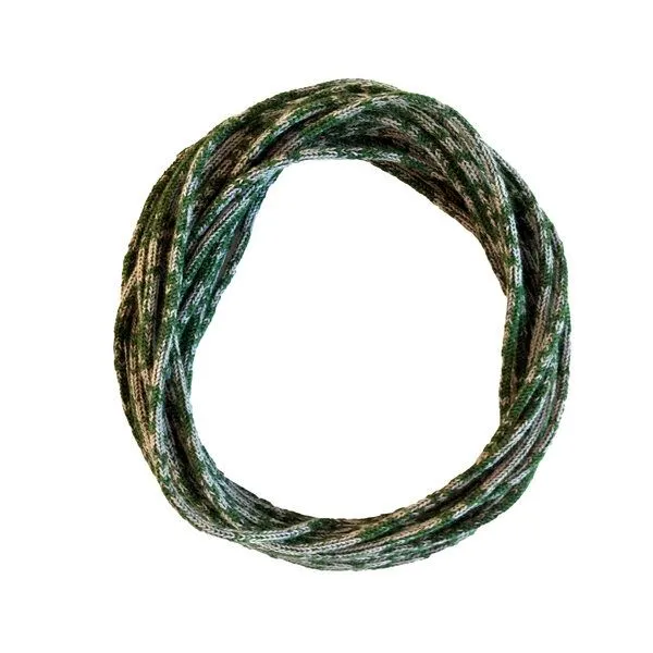 austriandesign.at austriandesign.at StrickKette "SloWool", Grau/grün, – Produktbild 3 von 4