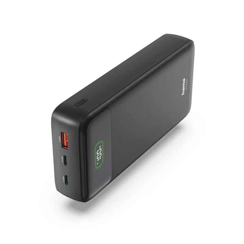 Hama Hama Power Pack "PD27-W65" 27000mAh, Ausgänge: 2xUSB-C, USB-A, Schnellladen – Produktbild 1 von 6