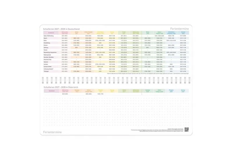 Häfft Häfft Tischkalender 2027 mit Aufsteller, Rainbow, – Produktbild 3 von 6