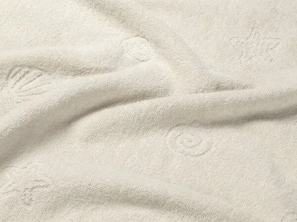 Yumeko Yumeko Strandtuch Velours Seashell 86x140, Soft sand, – Produktbild 3 von 4