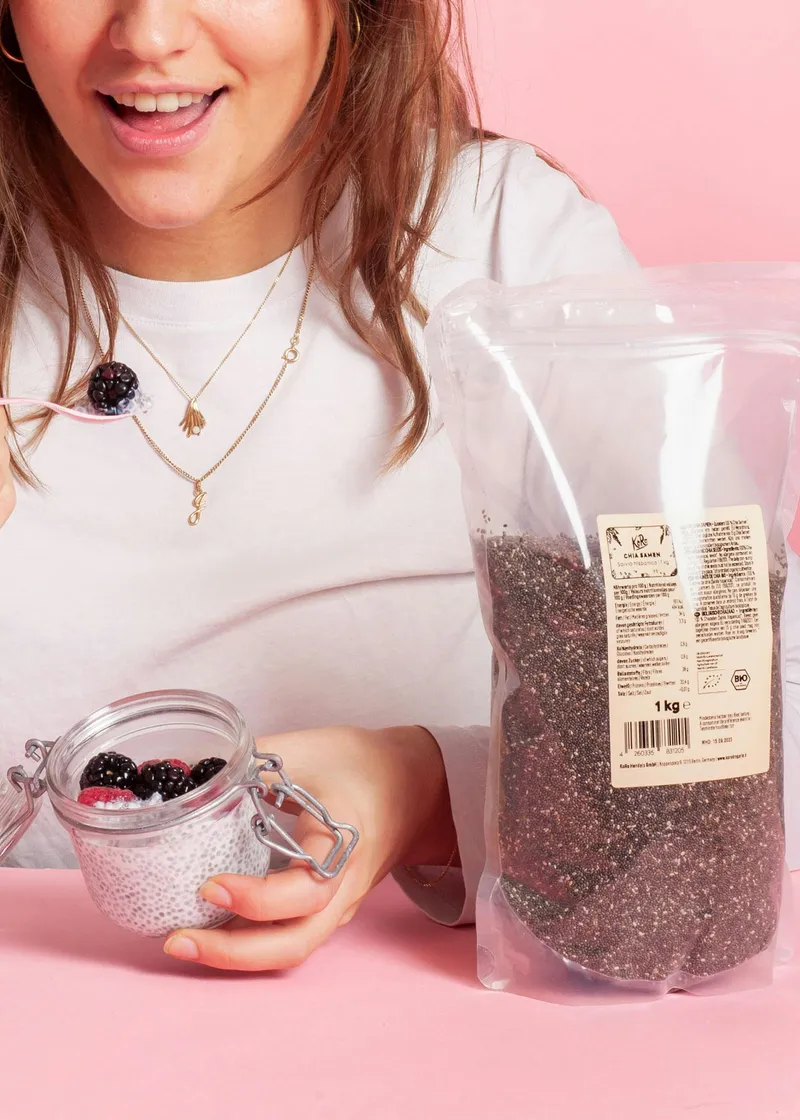 KoRo Bio Chia Samen 1 kg – Produktbild 4 von 5