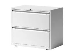 Bisley Bisley Registraturschrank 2-bahnig, 2 Schubladen verkehrsweiß – Produktbild 1 von 1