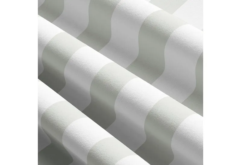 Leonado Vicenti Bettwäsche Baumwolle 135x200 cm und 155x220 cm, Jersey, 2 teilig, Streifen in Grau und Weiß mit Markenreißverschluss, Grau|weiß, – Produktbild 4 von 5