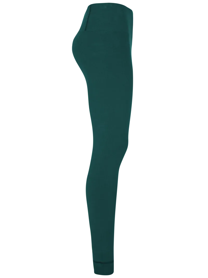 nice to meet me nice to meet me Damen vegan Leggings Essential Tannengrün, Dunkelgrün, – Produktbild 1 von 2