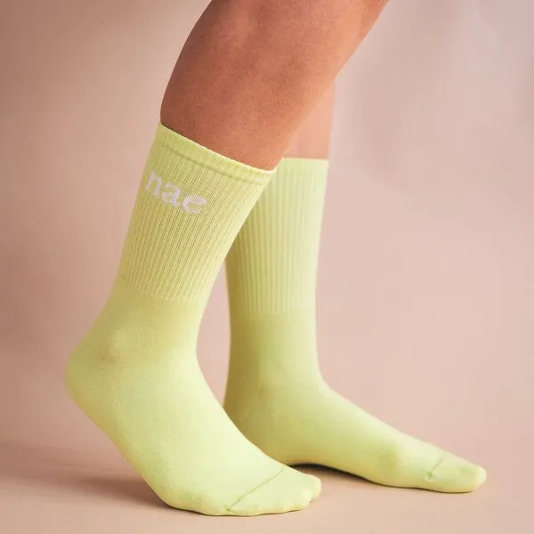 Nae Vegan Shoes Nae Vegan Shoes NAE Animal Friendly Socks - Pack 3, Orange, – Produktbild 3 von 4