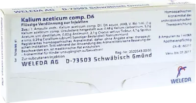 Weleda Kalium Acetic. Comp. D6 Ampullen – Produktbild 2 von 2