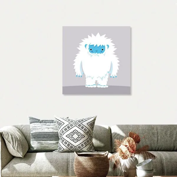 Photocircle Photocircle Poster / Leinwandbild - Yeti – Illustration fürs Kinderzimmer – Produktbild 4 von 4