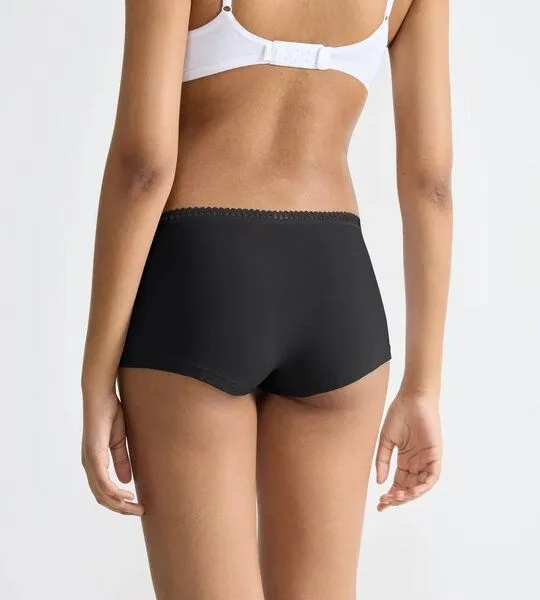 Sloggi Sloggi 3er Pack Shorts GO Crush Bio-Baumwolle, Schwarz, – Produktbild 3 von 3