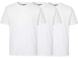 Neutral Neutral 3er-Pack Bio-Unisex-T-Shirt mit Rundhalsausschnitt, weiß, Gr. S – Produktbild 1 von 1