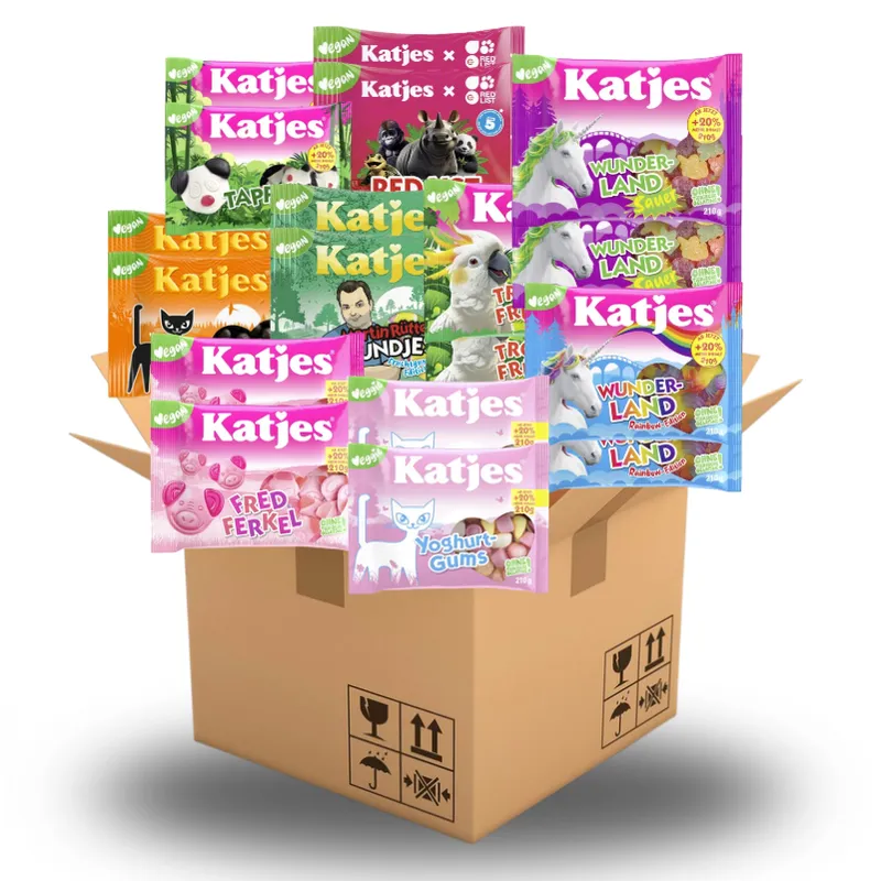Bundle Katjes Mega Mix Box – 14× vegane Fruchtgummi- & Lakritz-Lieblinge im XXL Bundle – Produktbild 1 von 1