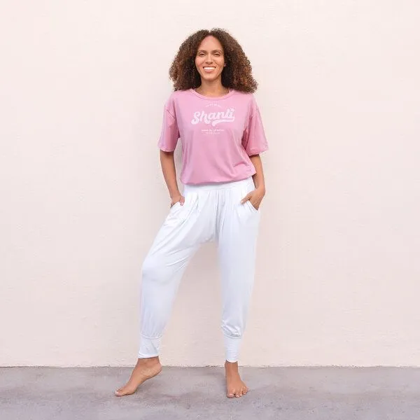 Jaya Jaya SHANTI - Damen - Shirt aus Biobaumwolle, Orchid pink / pink, – Produktbild 2 von 3