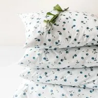Lesen Design Bettwäsche Lesen - Design-Bettwäsche Nachhaltiges Bettwäsche-Set aus 100% Popeline - Wildheidelbeeren – Produktbild 1 von 1