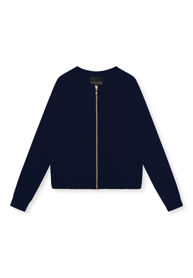 Lovjoi LOVJOI Damen vegan Jacke Blouson Boca Nightfall Blau, Extra dunkelblau, – Produktbild 1 von 2