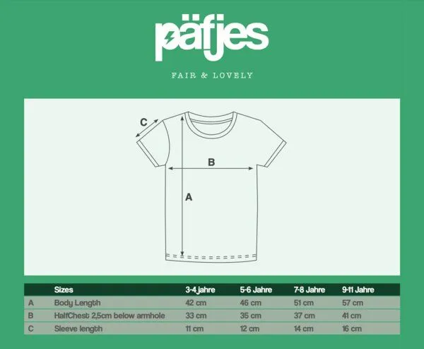 päfjes päfjes Nils Nashorn im Ruderboot - Kinder Shirt - fair gehandelt - Bio - Natur/Blau – Produktbild 4 von 4