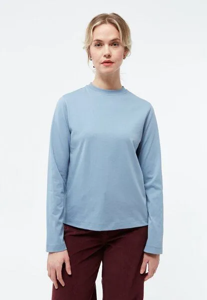 Givn Berlin Givn Berlin Longsleeve GBROSALIE aus Bio-Baumwolle, Frosty blue, – Produktbild 1 von 4