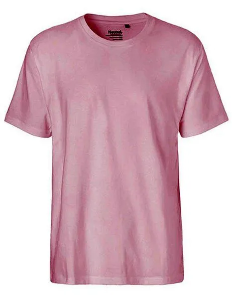 Neutral Neutral® Herren / Unisex T-Shirt von Neutral Bio Baumwolle Stabiler dicker Stoff, Light pink, – Produktbild 1 von 4
