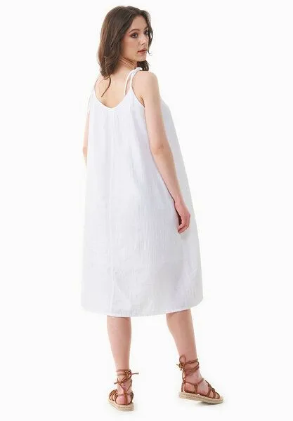 ORGANICATION ORGANICATION Musselin Kleid aus Bio-Baumwolle, Weiss(white), – Produktbild 3 von 3
