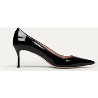BIKKOU BIKKOU Damen vegan Pumps Mondayat Im Büro Schwarzer Lack – Produktbild 1 von 1
