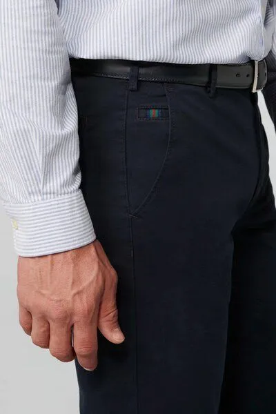 Meyer MEYER Soft Cotton Chino, Blau (marine), – Produktbild 3 von 3