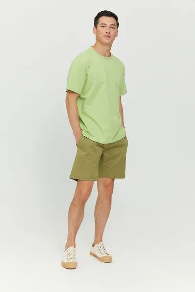 Mazine Mazine Kurze Hose - Chester Shorts - aus Biobaumwolle, Grün (olive green), – Produktbild 3 von 4