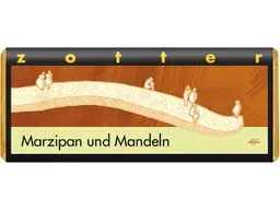 Zotter Zotter Bio-Vollmilch-Schokolade "Marzipan und Mandeln", 70 g – Produktbild 1 von 1