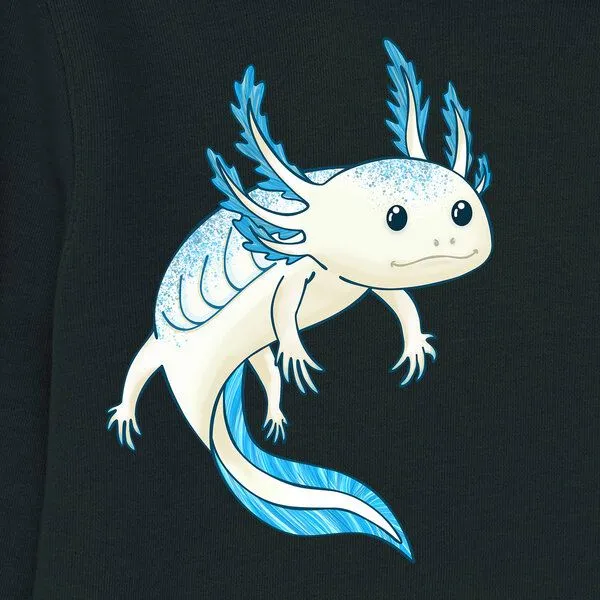 Spangeltangel Spangeltangel Kinder-Hoodie "Axolotl", Schwarz, – Produktbild 2 von 4