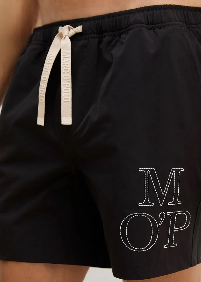 Marc O'Polo Marc O'Polo Badeshorts Essentials, Schwarz, – Produktbild 3 von 5