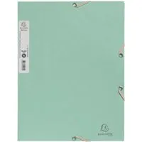 Exacompta Exacompta Sammelmappe "AutentiK" mit Gummizug, 3 Klappen, salbei – Produktbild 1 von 1