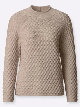 Witt Stehkragenpullover sesam – Produktbild 1 von 1