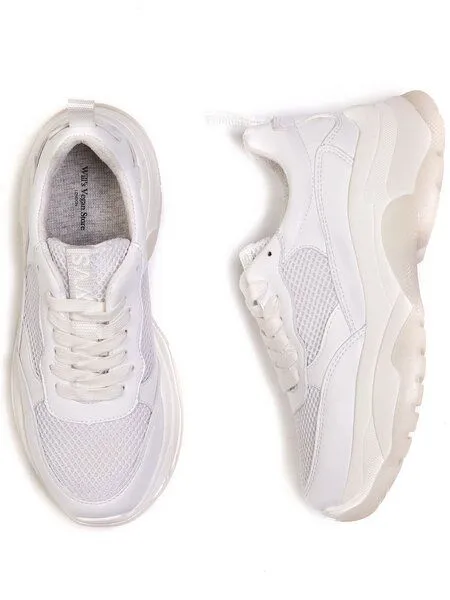 Will's Vegan Shop Will's Vegan Shop Rio Trainers, White & cream, – Produktbild 1 von 3