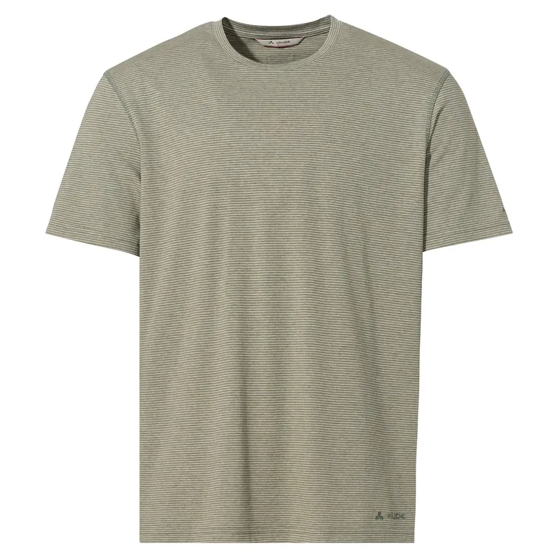 Vaude VAUDE T-Shirt Men's Mineo Striped T-Shirt II, Hell-grün, – Produktbild 1 von 4
