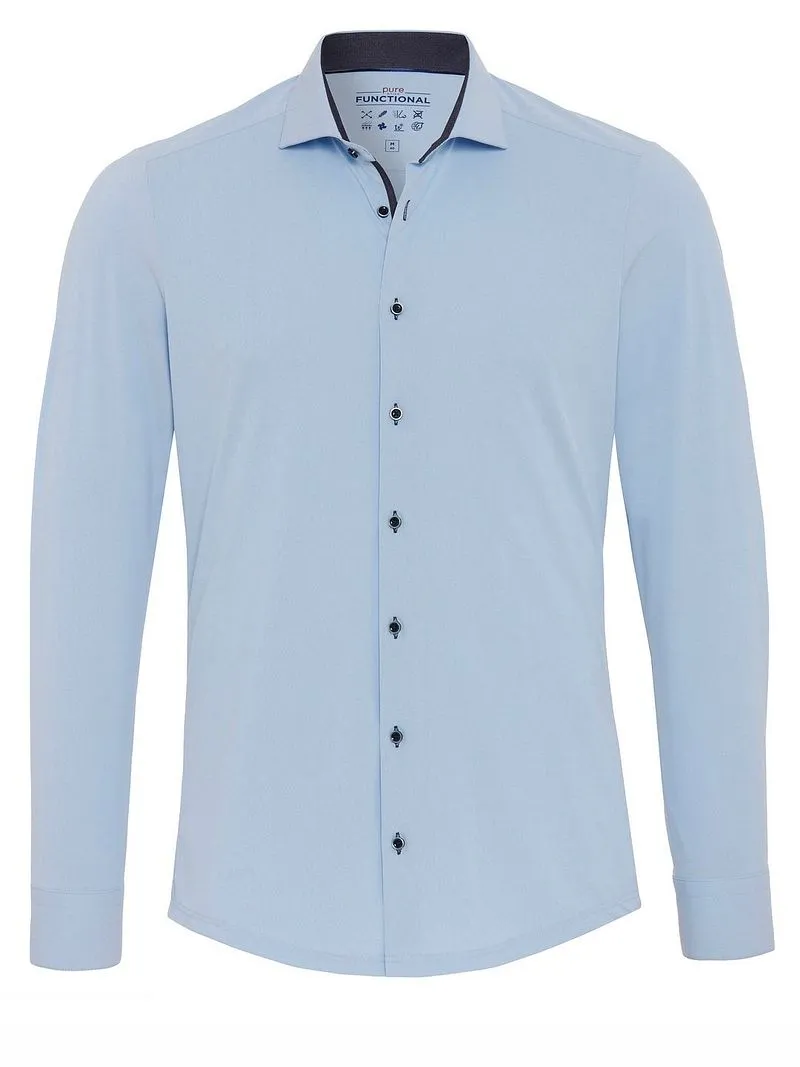 Pure Pure Shirt Blau - Größe 41 (L), Blau, – Produktbild 2 von 5