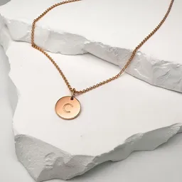 MOANINA MOANINA Kette Buchstabe Initialen 925 Silber/18k Gold Vermeil 3 Längen – Produktbild 1 von 1