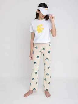 Babbily Babbily Flared Leggings Mädchen | weicher verstellbarer Bund | Bio-Baumwolle – Produktbild 1 von 1
