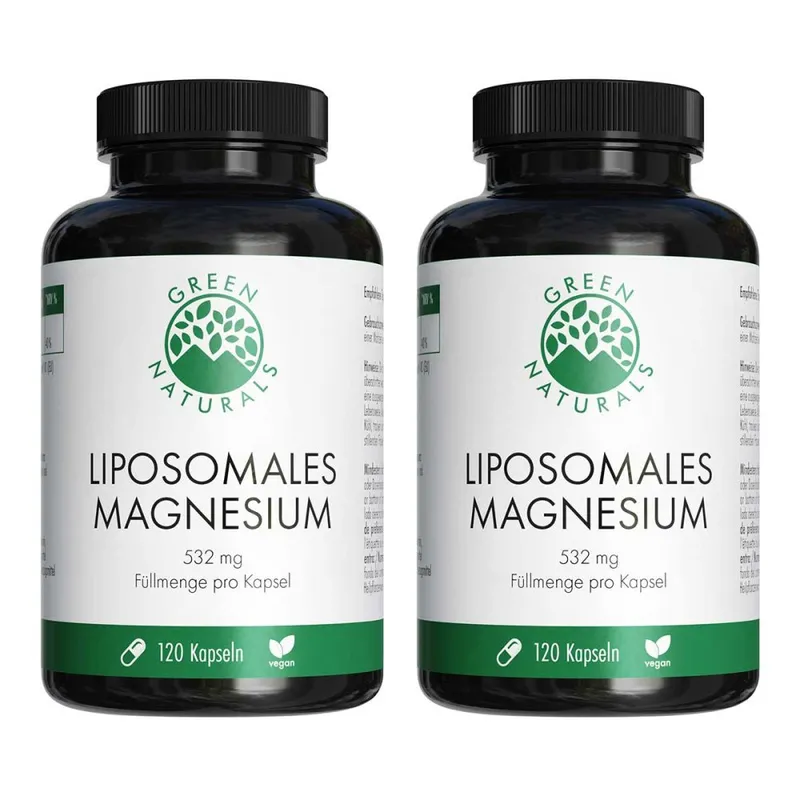 Green Naturals Green Naturals Magnesiumcitrat Liposomal Veg.kaps. – Produktbild 1 von 1
