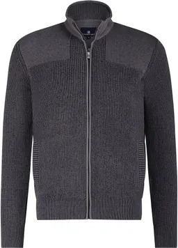 State of Art State Of Art Strickjacke Structure – Anthrazit mit Contrast - Größe XXL – Produktbild 1 von 1