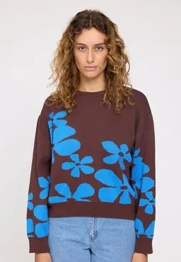 Mazine Mazine Baumwollstrickpullover Floral – Produktbild 1 von 1