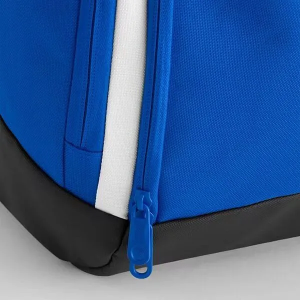BagBase BagBase Rucksack Teamwear Internes Laptop Fach Organizer Fach Recyceltes Polyester, Rot/weiss, – Produktbild 4 von 4
