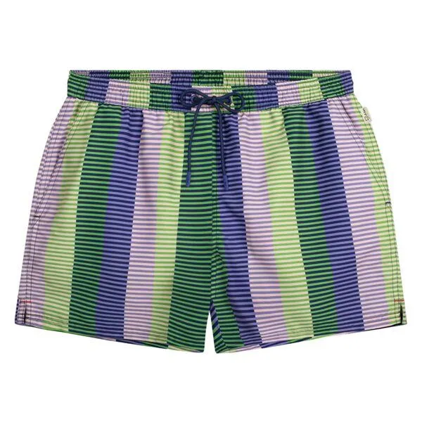A-Dam A-Dam Badehose Swim Shorts Gemustert, Purple stripe (pink), – Produktbild 1 von 1