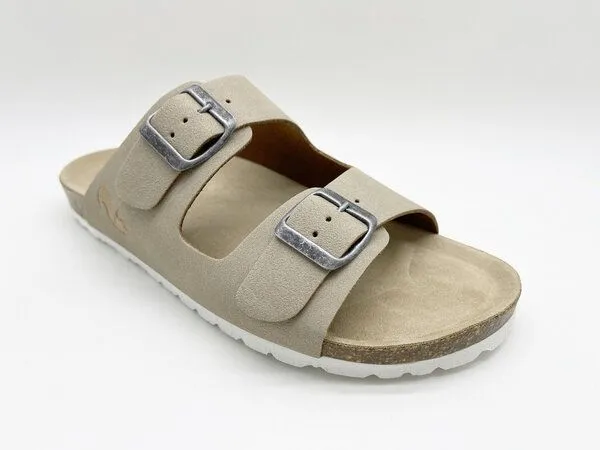 thies Vegane Eco Bio Sandale thies PET aus recycelten Flaschen, Stone (grau), – Produktbild 2 von 4