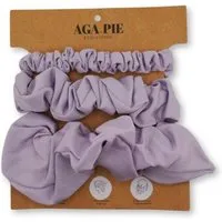 AGA PIE AGA.PIE Scrunchie-Set aus 100% Lyocell aus Bambuscellulose, Flieder, – Produktbild 1 von 1