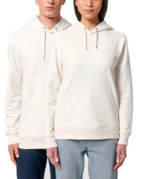 YTWOO YTWOO Basic Hoodie aus recycelten Stoffen und Bio Baumwolle, Weiß, – Produktbild 1 von 4