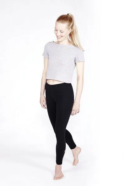 YOIQI YOIQI Yoga Leggings aus Bio-Baumwolle 7/8 Länge, Soft black(schwarz), – Produktbild 1 von 3