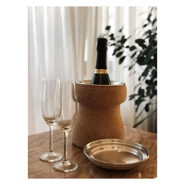 Kork-Deko Kork-Deko Wein- und Sektkühler in der Form eines Sekt-Korkens – Produktbild 1 von 5
