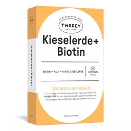 Twardy Twardy Kieselerde + Biotin Kapseln vegan – Produktbild 1 von 1