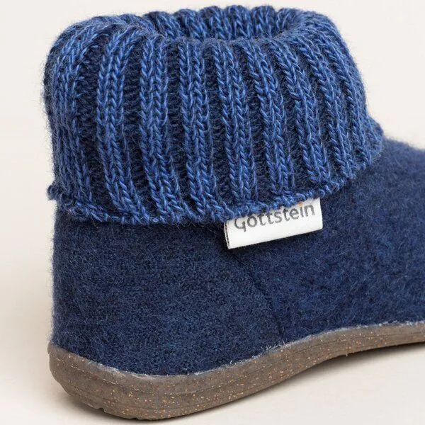 Gottstein Gottstein Kinder Hüttenschuh Alpine Boot RU für Jungen & Mädchen, Jeansblau, – Produktbild 4 von 4