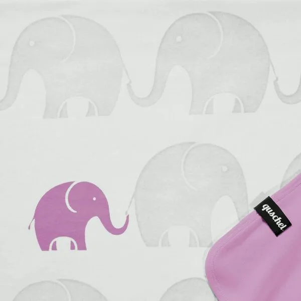 quschel quschel Babydecke Kuscheldecke 100% Bio-Baumwolle 75x100cm + Geschenkschachtel, Ellie, – Produktbild 3 von 3