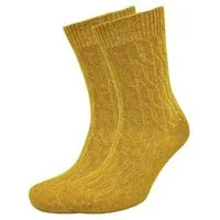 BLS Organic BLS Organic 2er Pack Jaquard Design GOTS zertifizierte Bio-wolle Kinder Socken, Schwarz, – Produktbild 1 von 1